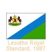 Lesotho Royal Standard, 1987
