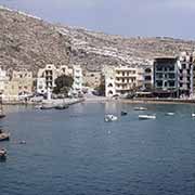 View from the bay of Xlendi
