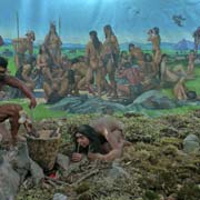Prehistoric life painting