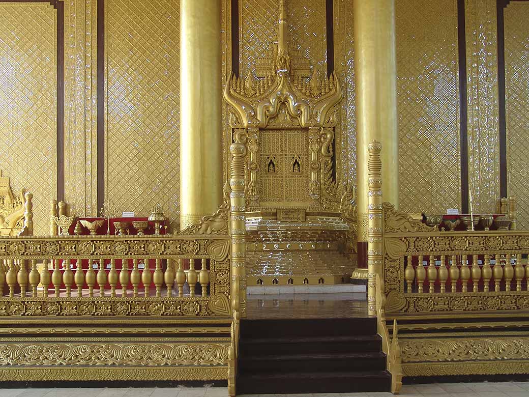 Golden throne