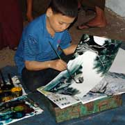 Boy painter