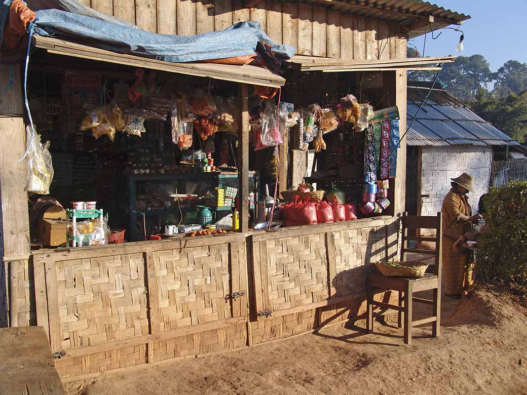 Small roadside shop
