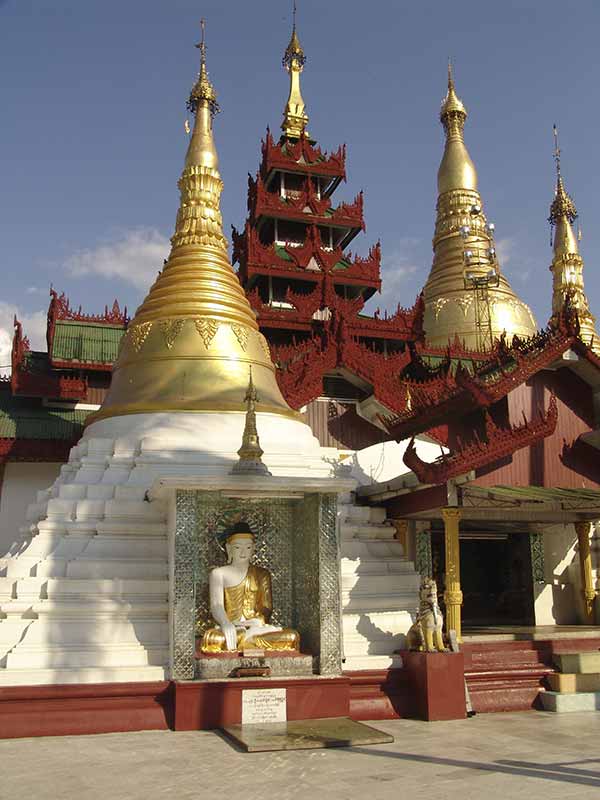 Small stupa with Buddha