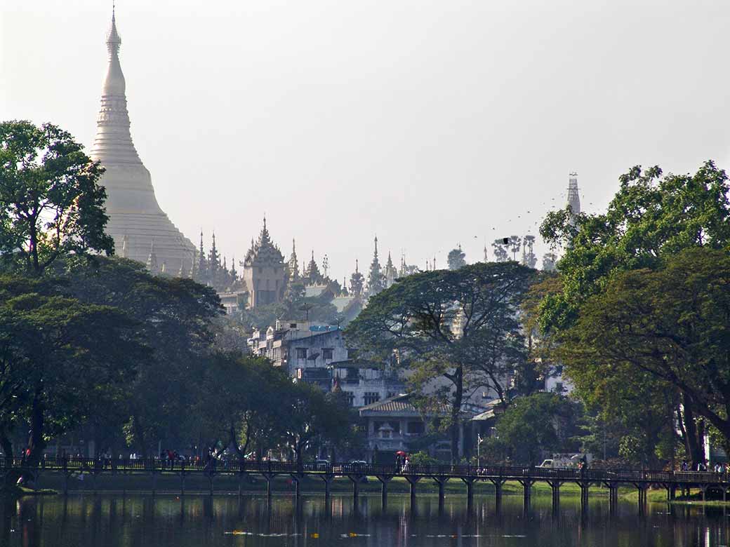 View of Shwedagon Paya