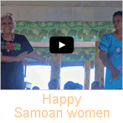 Happy Samoan women