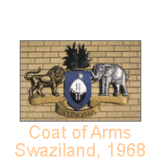 The Coat of Arms of Swaziland, 1968