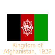 Kingdom of Afghanistan 1929