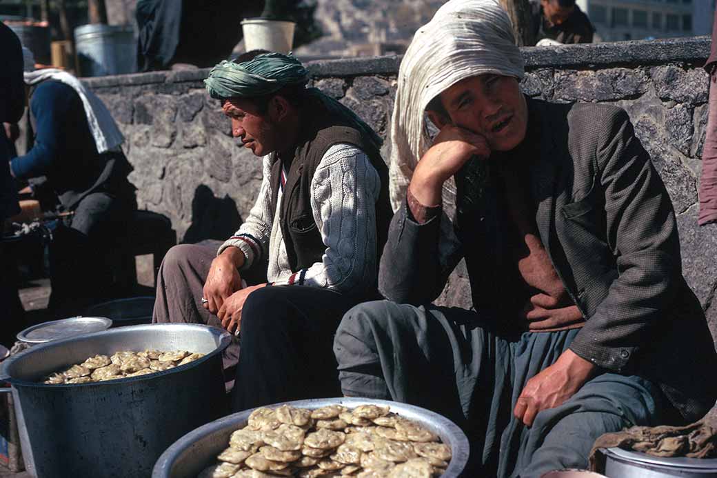 Selling biscuits