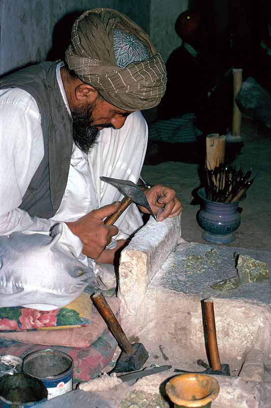 Making stone beads