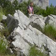 Boy on the cliffs