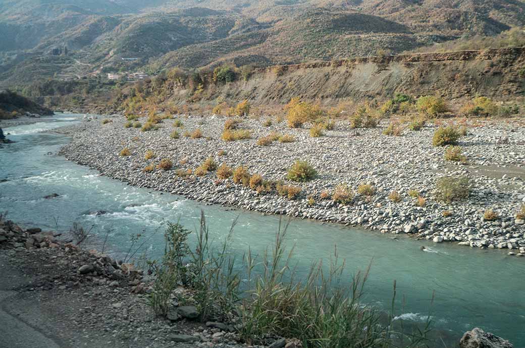 Along the Vjosa river