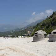 Bunkers on the beach