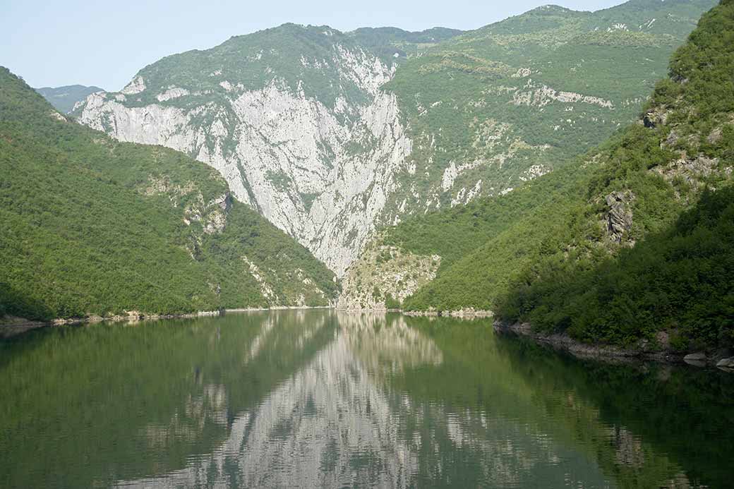 Mountains reflected