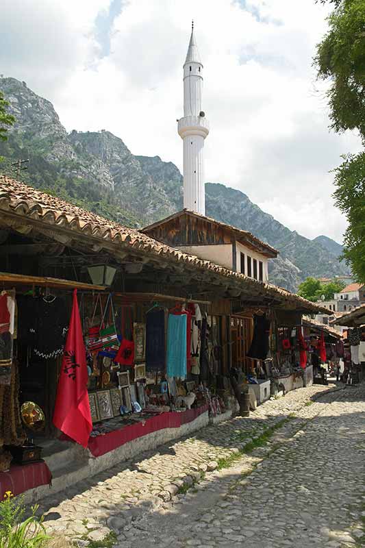 Shops in Kruja