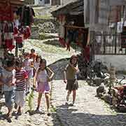 Children in the bazaar