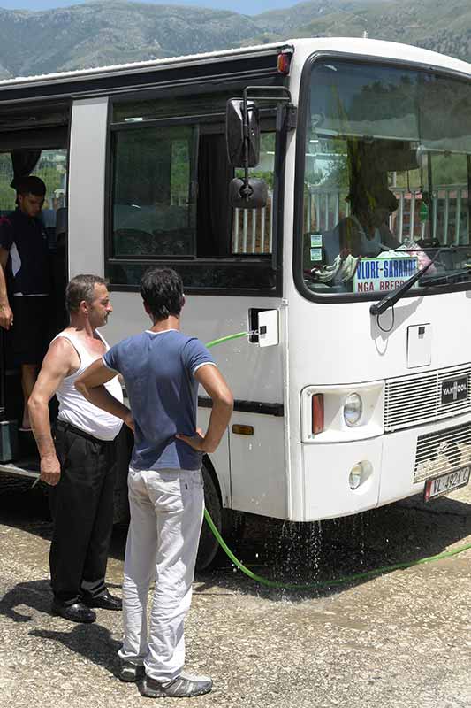 Overheated bus