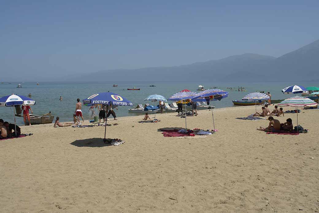 On the beach