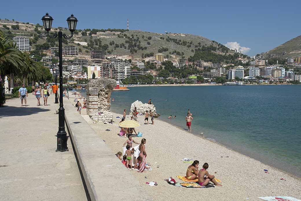 Promenade and beach