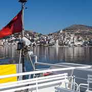 Leaving by ferry