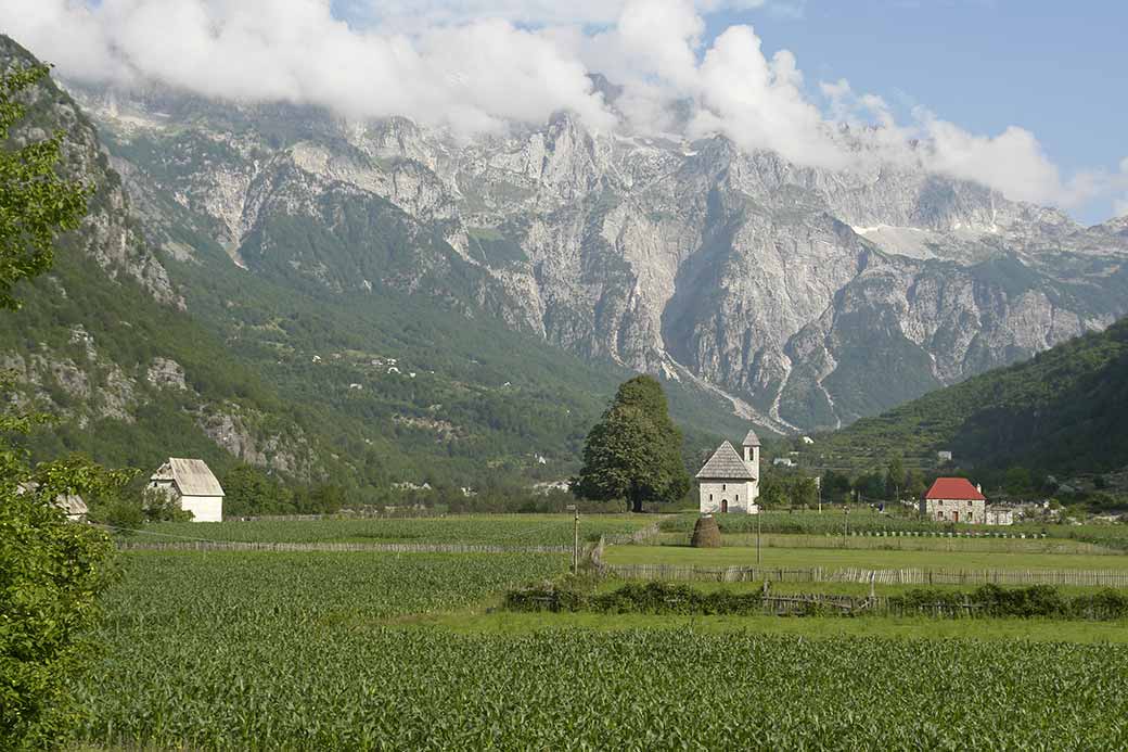 View to the mountains