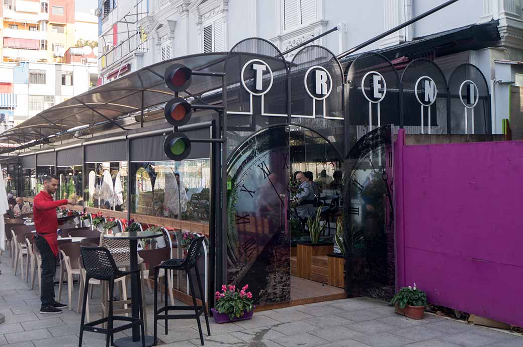 Old Tirana Railway Station café