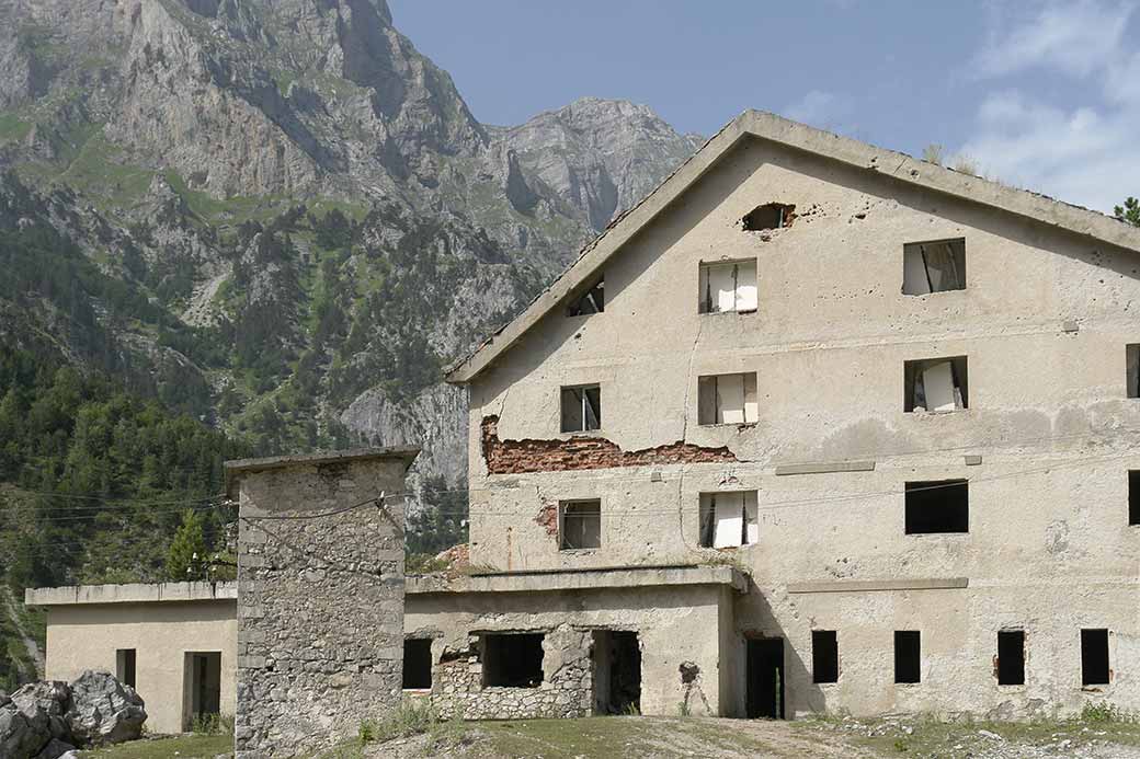 Ruined hotel, Valbona