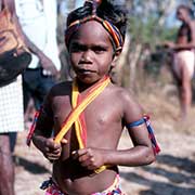 Boy in Ngarrag ritual