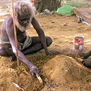 Cooking a yam