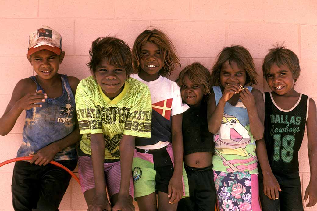 Children at Red Sandhill