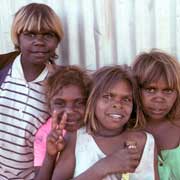 Four Arrarnta girls