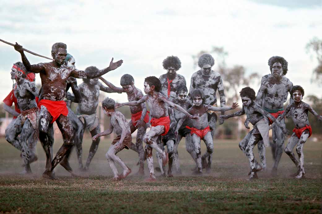 Boys dancing