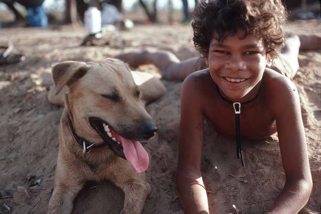 Boy and his dog