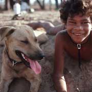 Boy and his dog