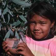 Girl with clay pot