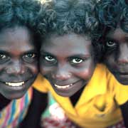 Three Tiwi girls