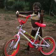 Young cyclist