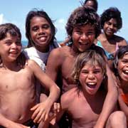 Kids on the beach