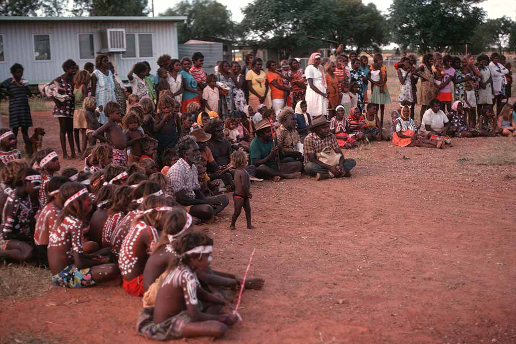 Men singing