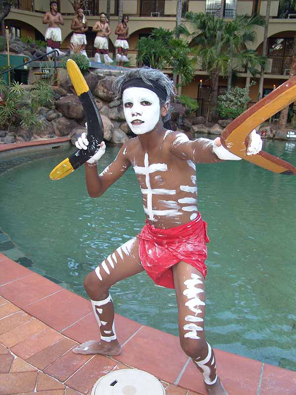 Young Aboriginal dancer