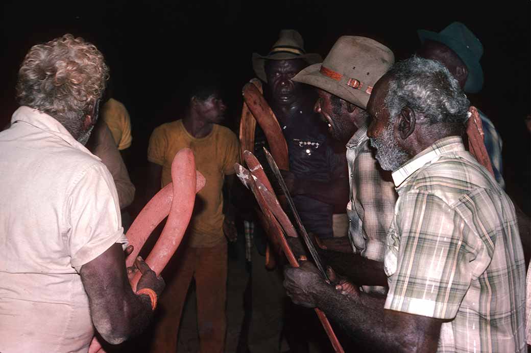 Men singing