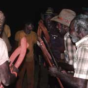 Men singing