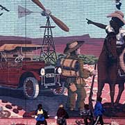 Mural in Alice Springs