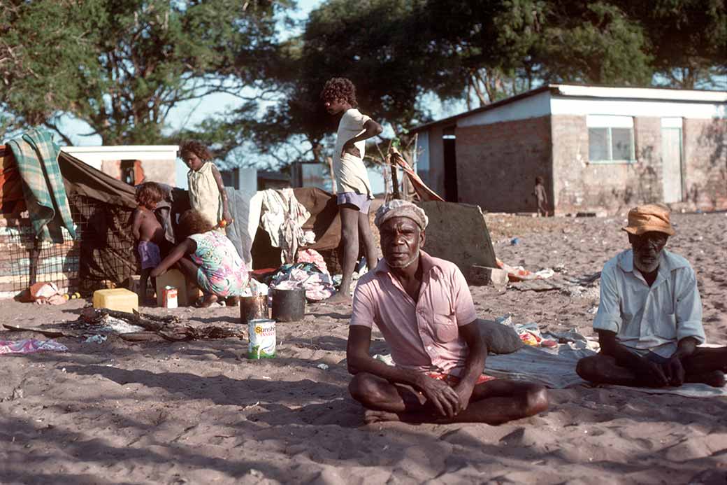 On the beach, Milingimbi