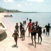 On Milingimbi beach