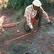 Straightening a spear