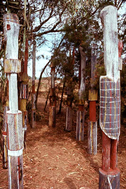 Tiwi carved birds