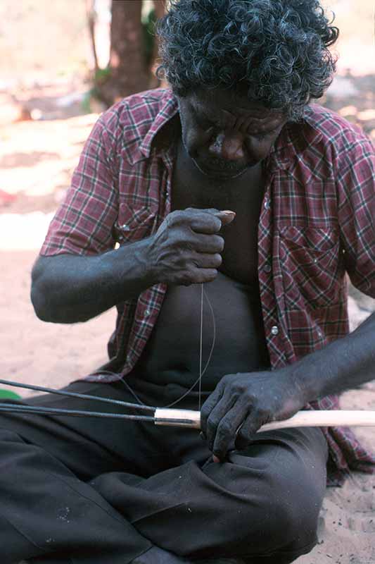 Making a fish spear