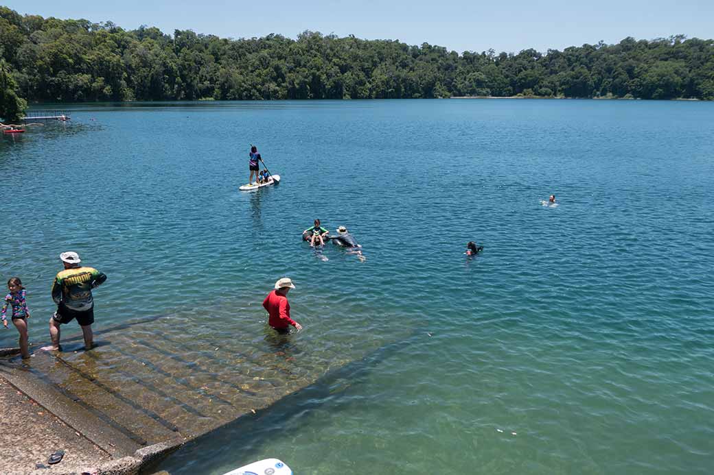 Swimming, Lake Eacham