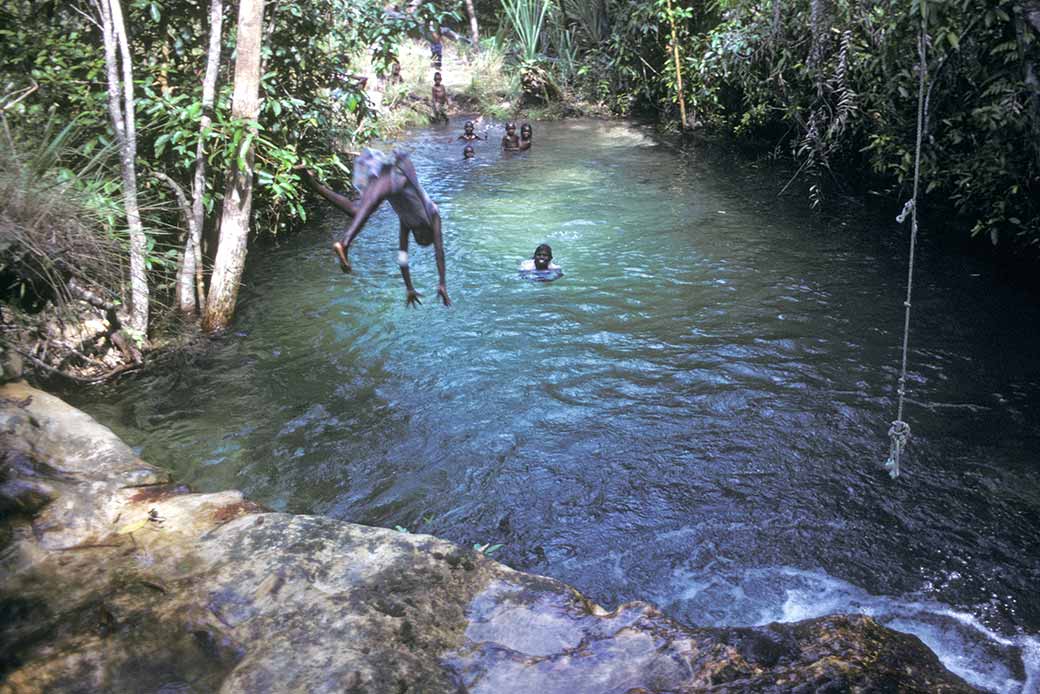 Swimming in Tumwarripi