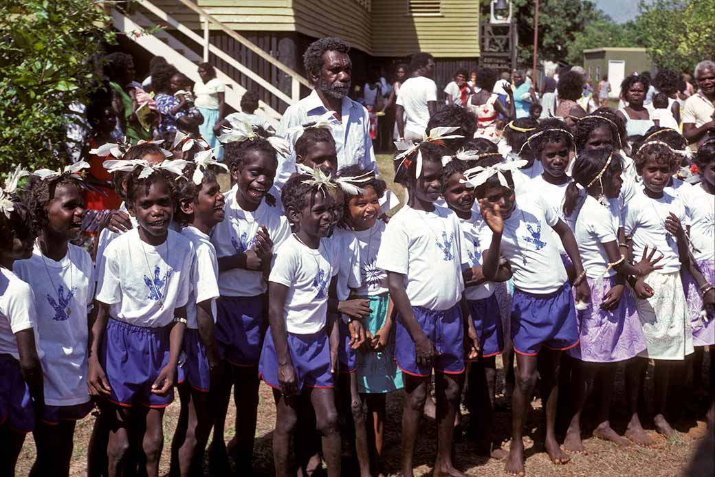 Children after communion